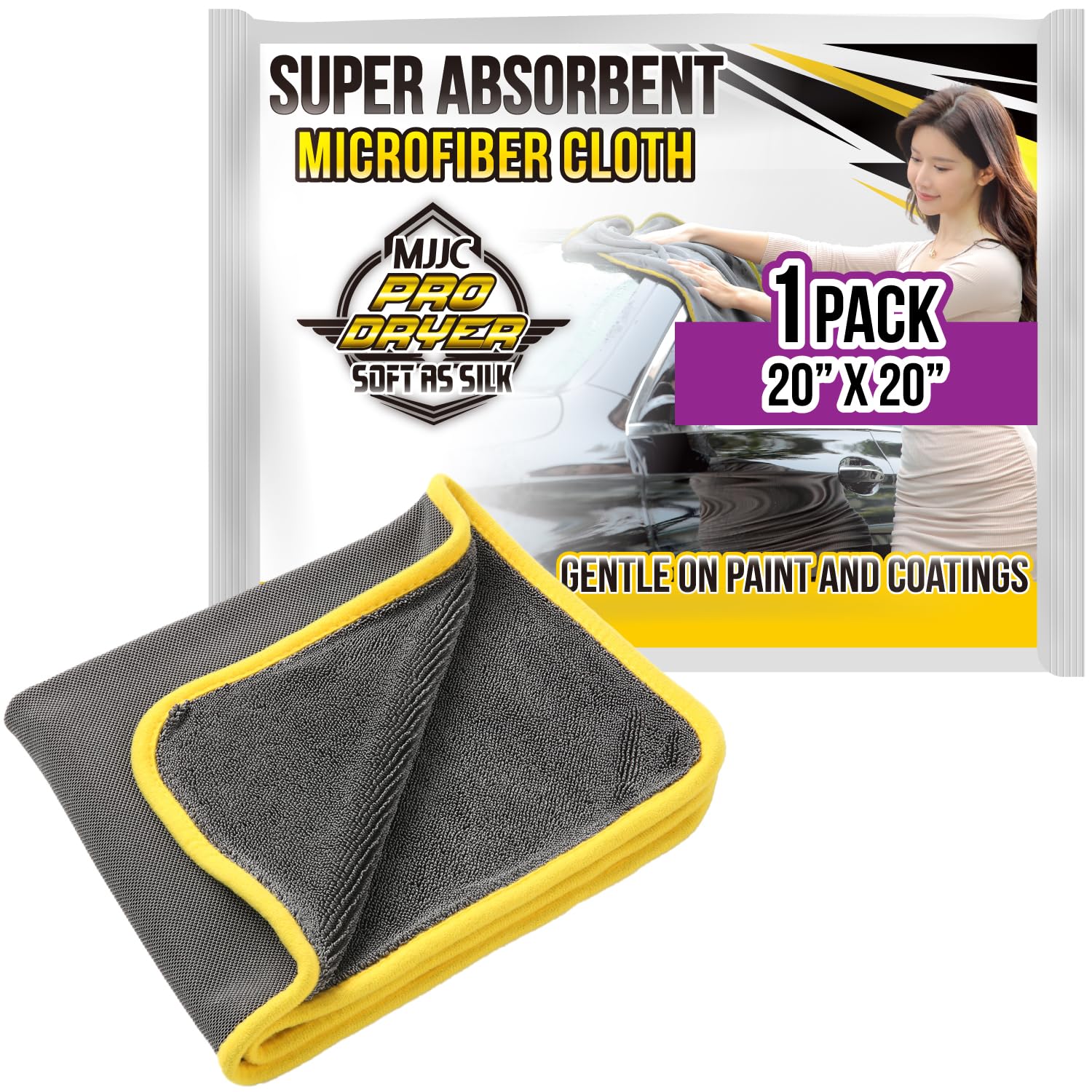Serviette de séchage microfibre MJJC pour voitures SUV camping-cars