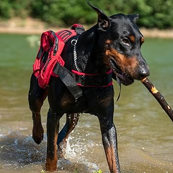 Large Dog Backpack, Outdoor Hound Saddle Bag Dog Pack With Side Pockets For Small Medium Large