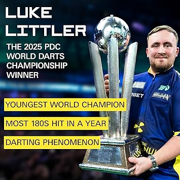 Target Darts TOR Dartboard & Dart Board Bundles | Competition Standard Steel Tip Board with Fixing Kit | Board and Surround Bundles Also Available: Special Edition Luke “The Nuke” Littler, Star Wars