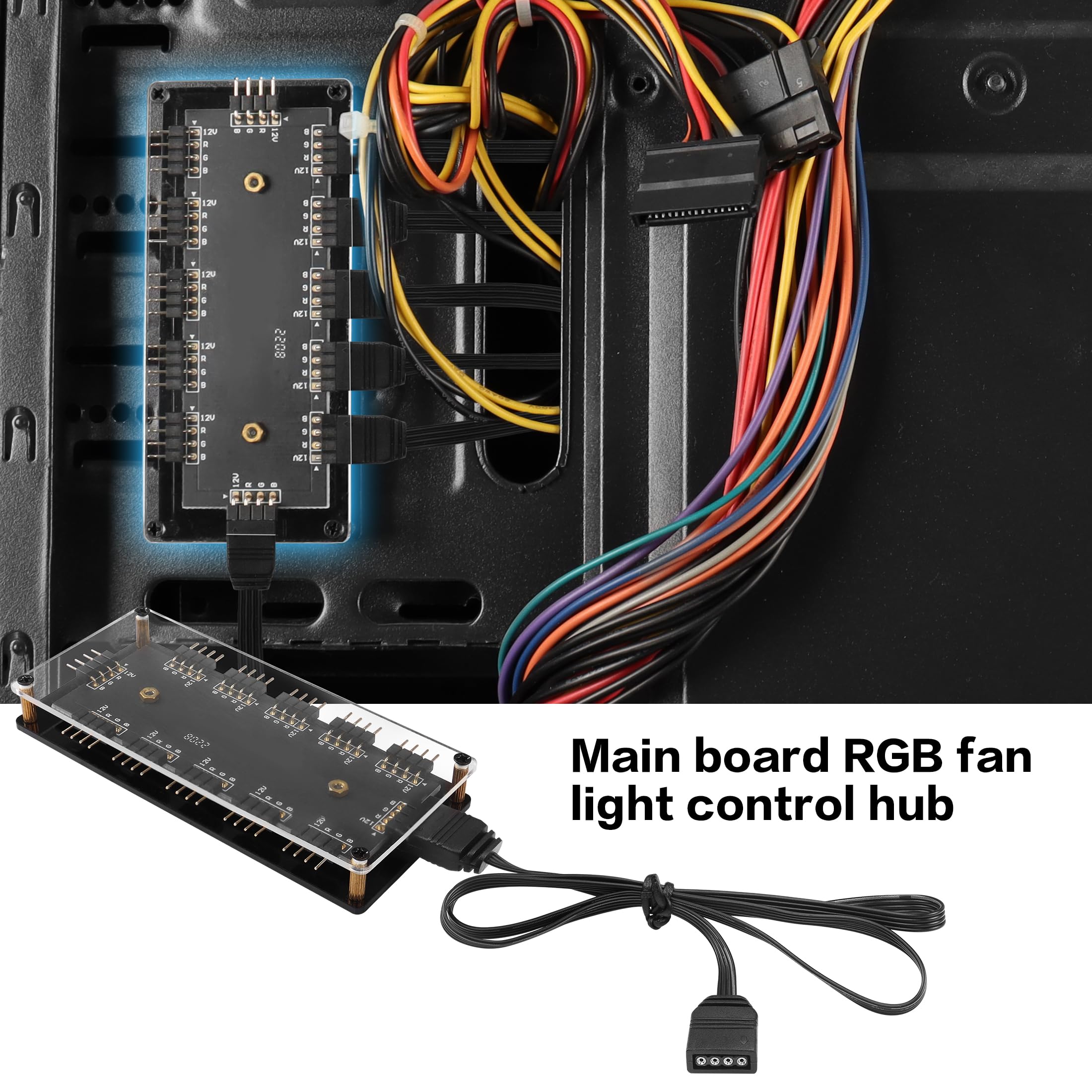Nero 4pin LED Splitter cavo Y Splitter cavo LED Stripe connettore per
