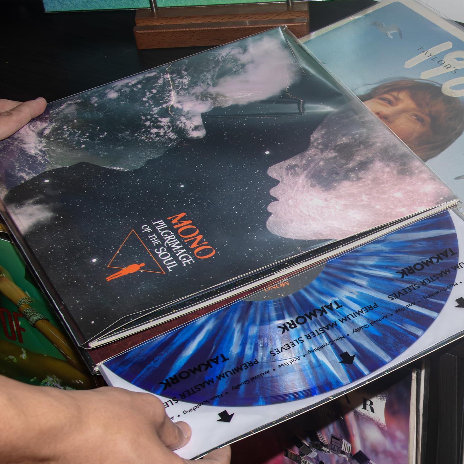 Gatefold - Custodie per dischi in vinile, 12 pollici, in plastica, 3 mil, spessore trasparente, 10 pezzi