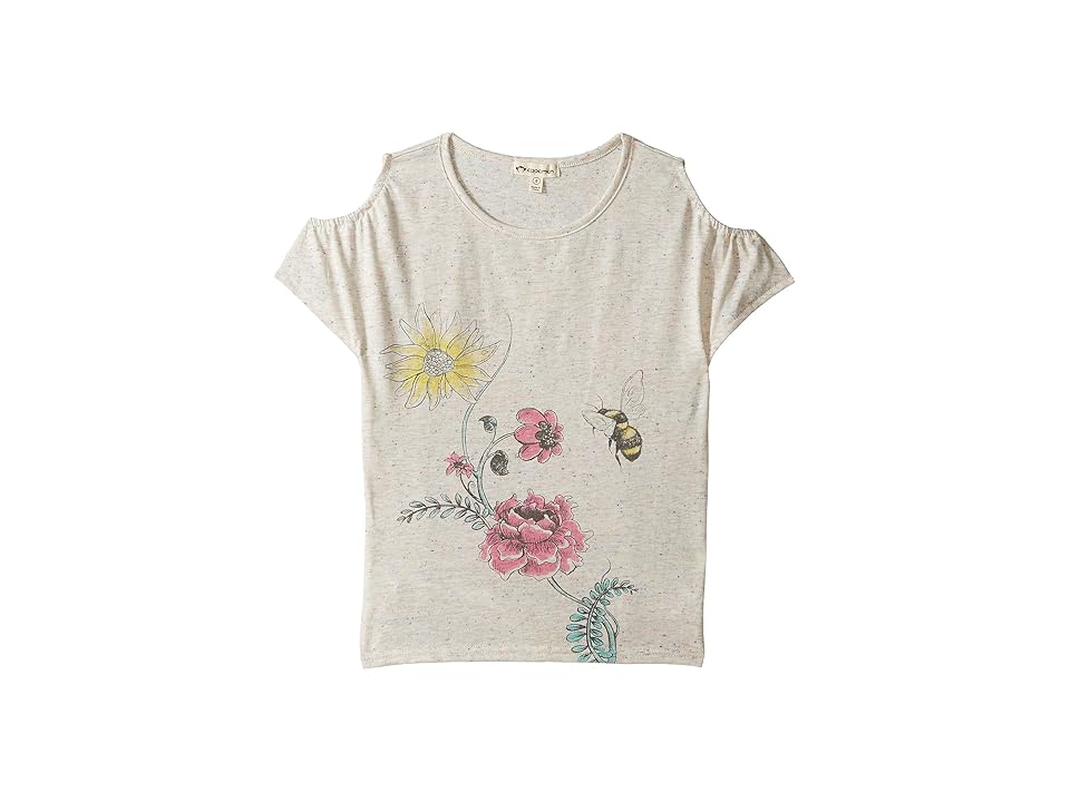 

Appaman Kids Kyra Tee (Toddler/Little Kids/Big Kids) (Speckled White) Girl's T Shirt