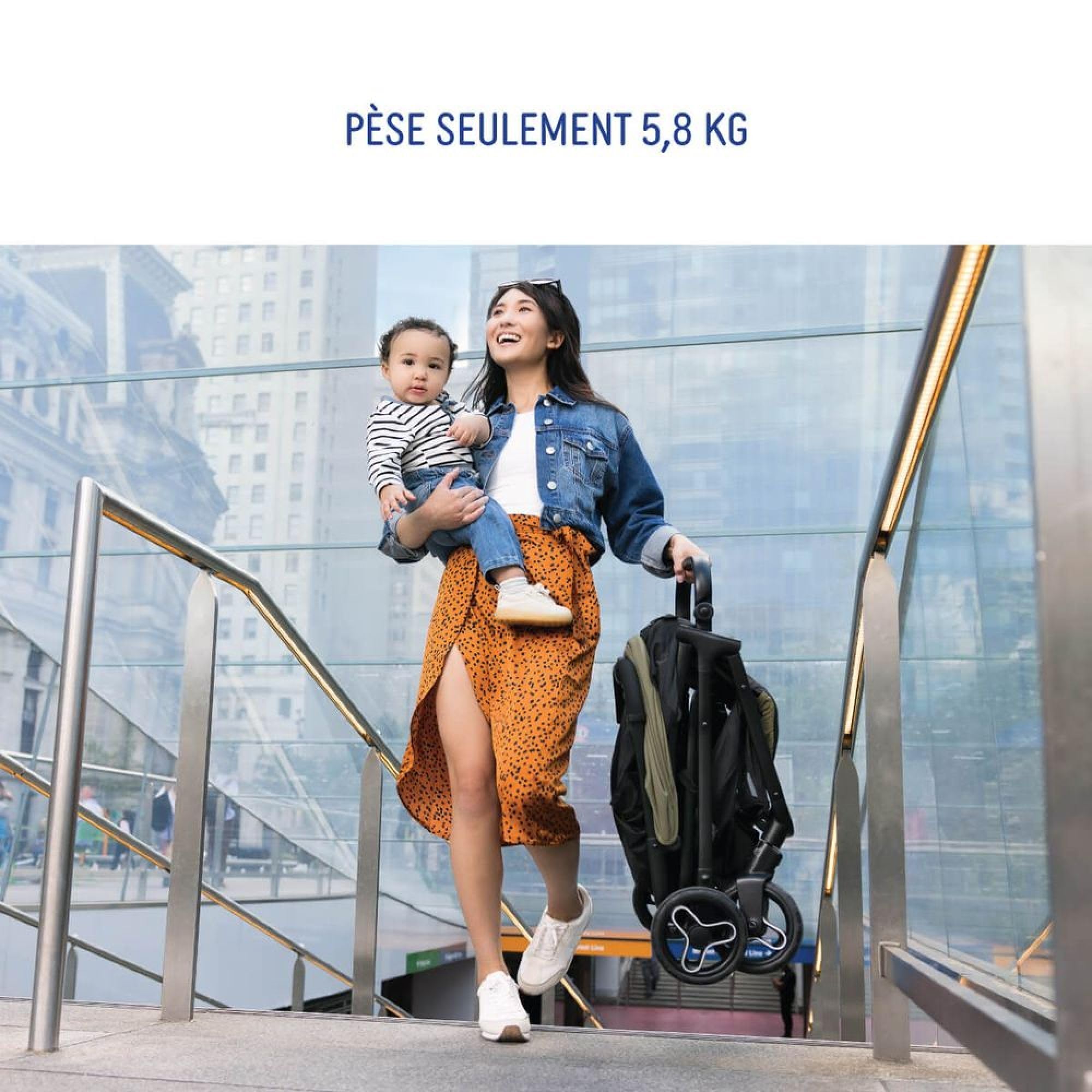 Graco Myavo™ Poussette de voyage légère avec pliage rapide, de la naissance à environ 4 ans (0-22 kg), se plie rapidement, tient debout une fois pliée, habillage pluie inclus, Mint
