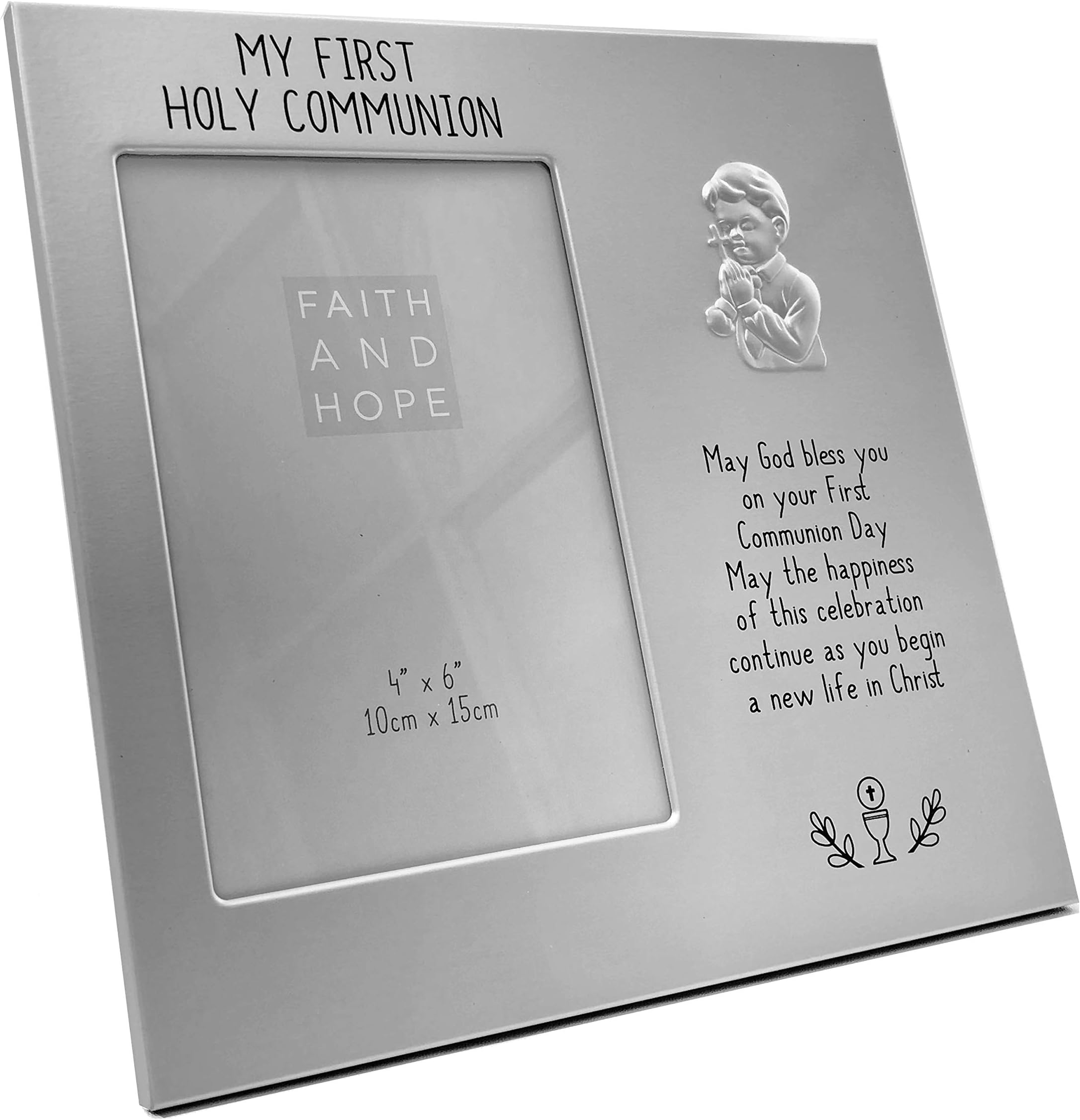 My First Holy Communion Photo Frame with verse - Boy