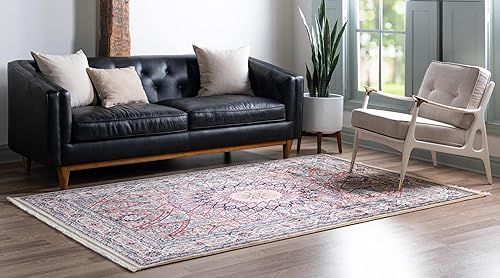 Miniatura 4 de Rugs.com Rabia Collection - Alfombra baja beige de 5 x 8 pies, perfecta para dormitorios, comedores, salas de estar