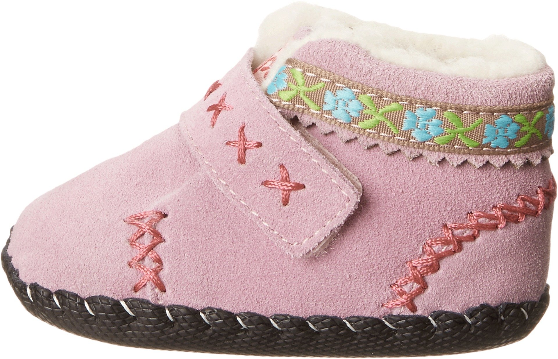 pediped Originals Rosa Crib Shoe (Infant/Toddler),Pink,Extra Small (0-6 Months)