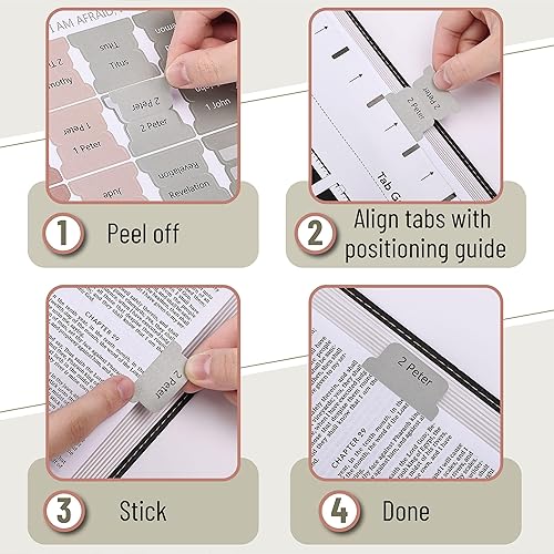 Miniatura 4 de Mr. Pen- Bible Tabs, 75 Tabs, Vintage, Laminated Bible Tabs for Women and Men, Bible Tabs for Study Bible, Bible Index Tabs, Bible Book Tabs, Bible