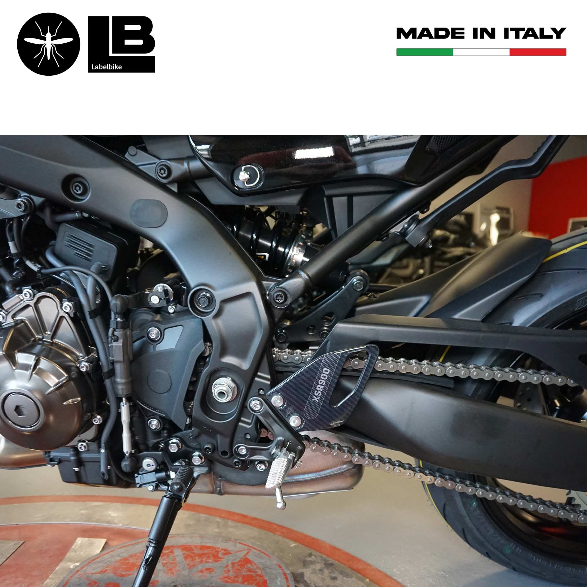 Pegatinas Protectoras 3D Para Umbrales De Yamaha XSR900 (2022-2023) - Protección Antiarañazos, Hechas En Italia