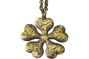 Clover Black Anime Jewelry Necklace - Five Leaf Pendant