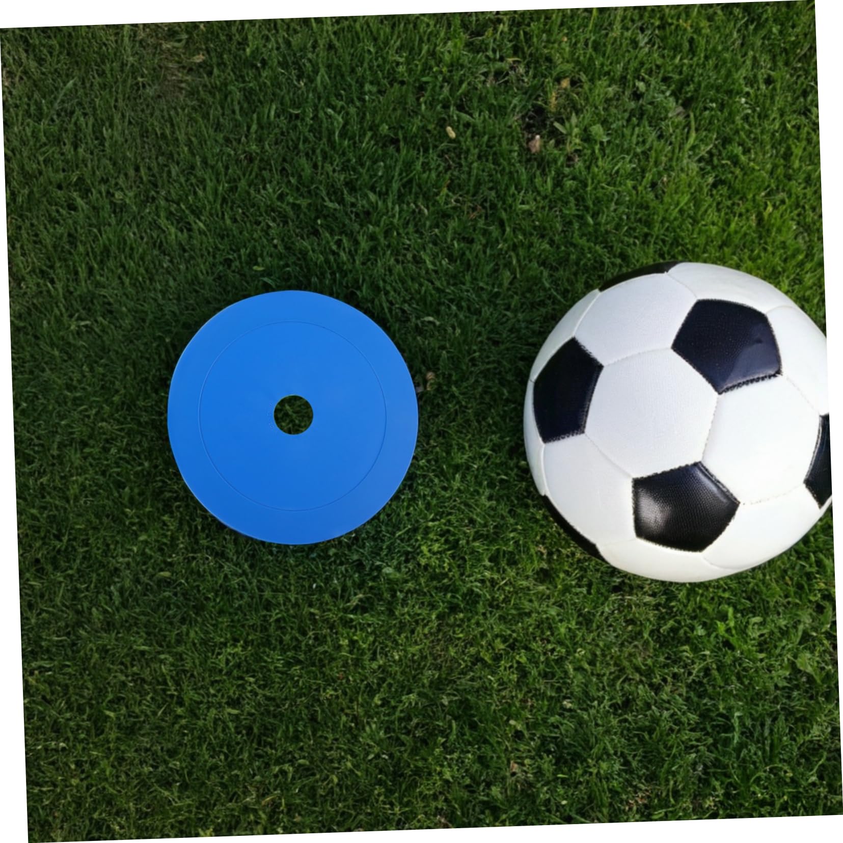 Abaodam 25 pièces Disques De Marquage Antidérapants pour Entraînement Football Lot Disques Ronds Colorés