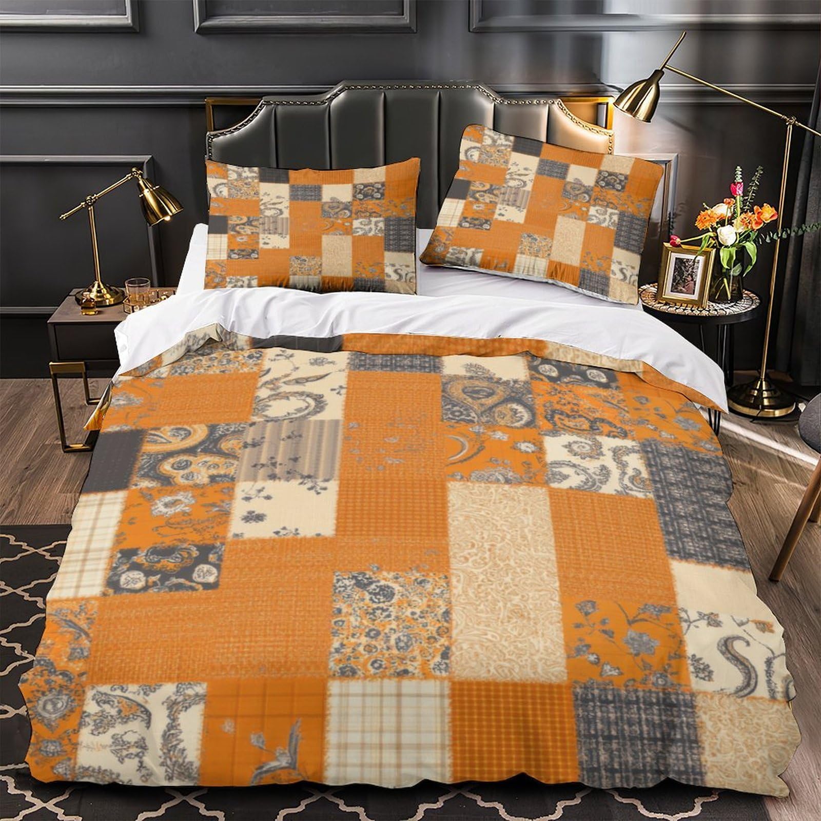 Lit enfant facile à border : housse de couette zippée en tissu microfibre 3D