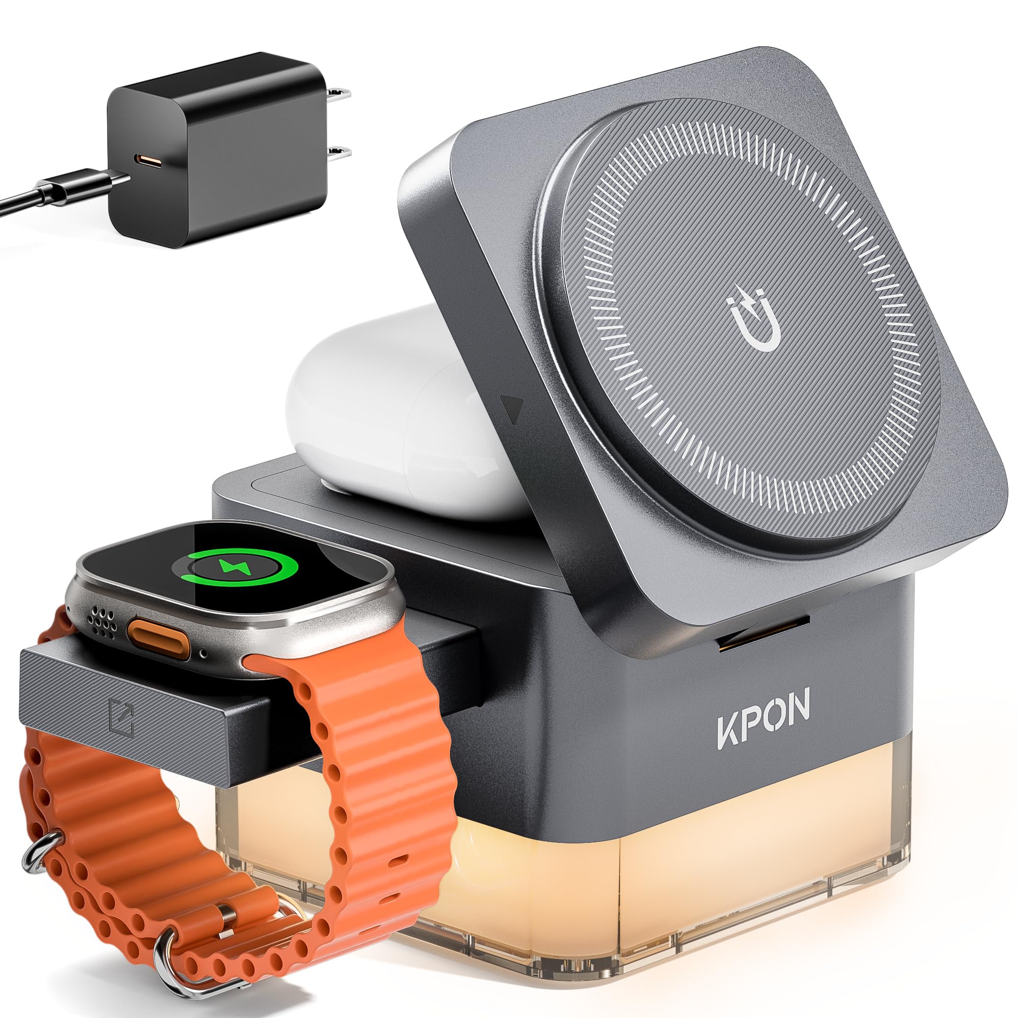 KPON 3 in 1 MagSafe Cube