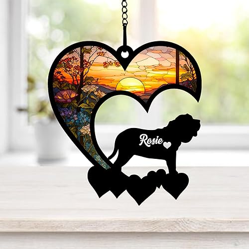 Vista 39 de NAZENTI Atrapasoles personalizado de pastor alemán, atrapasoles personalizado de pastor alemán para pérdida de mascotas, regalo de adorno