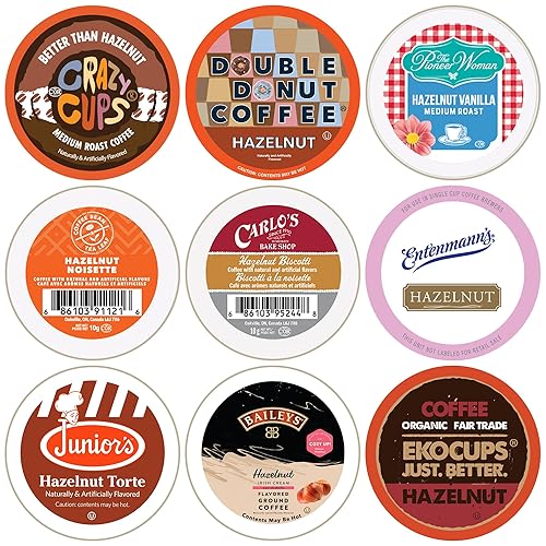 Vista 37 de Perfect Samplers Paquete variado de cápsulas de café de caramelo, tostado medio para máquinas Keurig K-Cup, muestra de sabores surtidos, 30