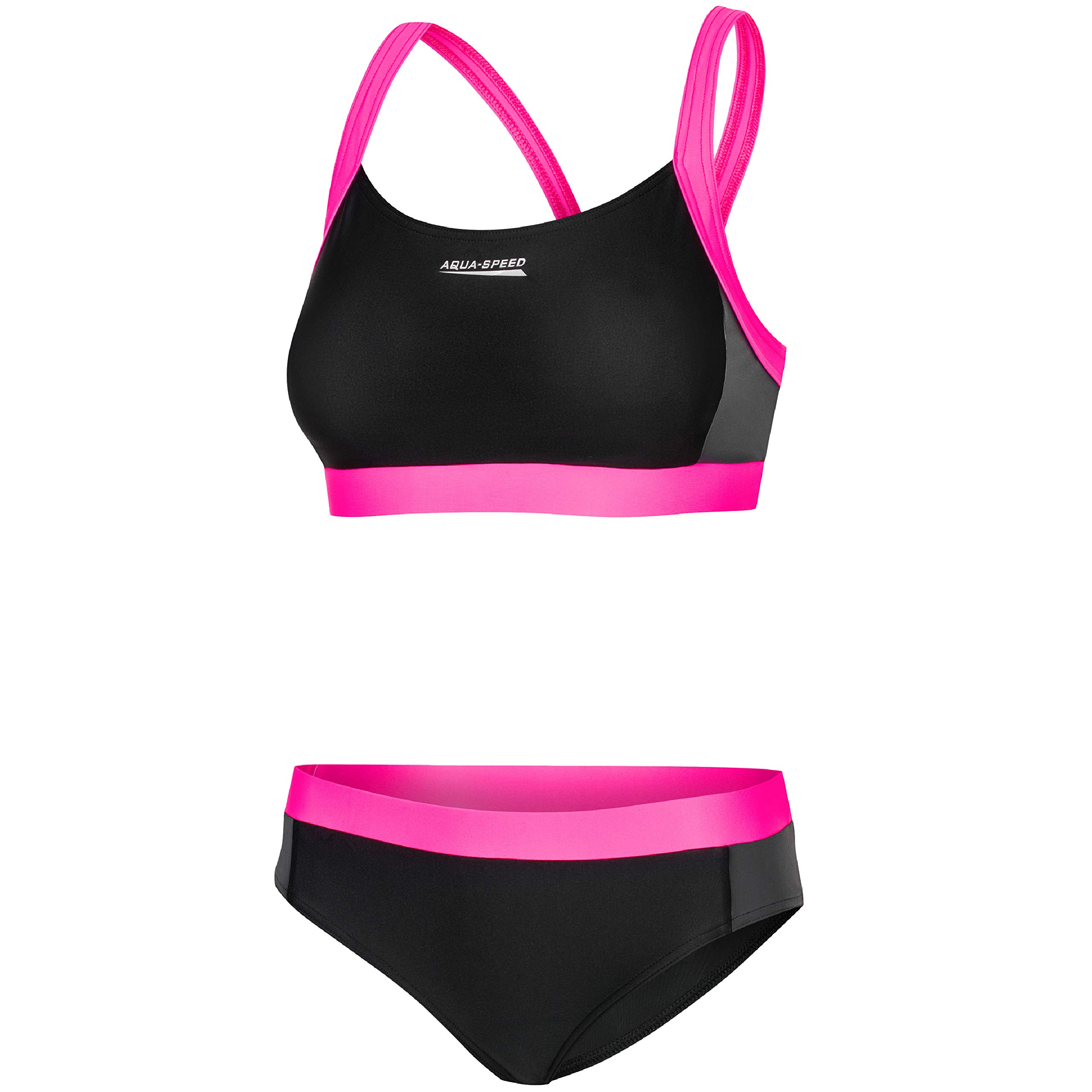Aqua Speed Naomi + Fiona Tankini para Señoras | Dos Piezas | Tejido Vita | Resistente al Cloro y a la Crema/Aceite Solar