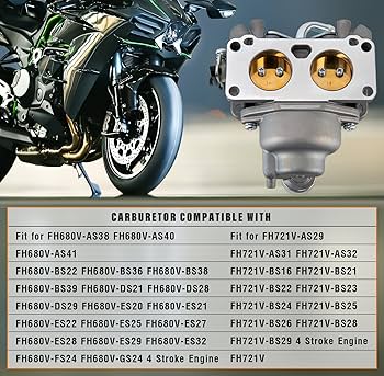 Amazon.com: FH661V Carburetor Compatible with Kawasaki