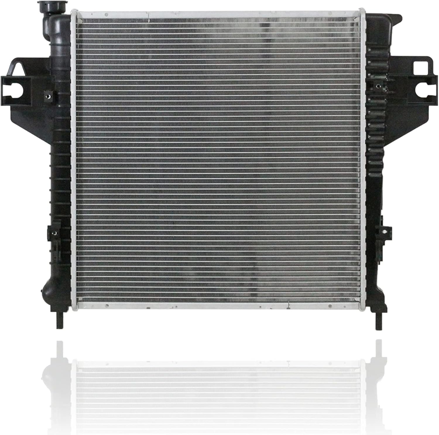 Radiator - Pacific Best Inc. Compatible/Replacement for 2975 07-07 Jeep Liberty 3.7L V6 - Plastic Tank, Aluminum Core, 1-Row