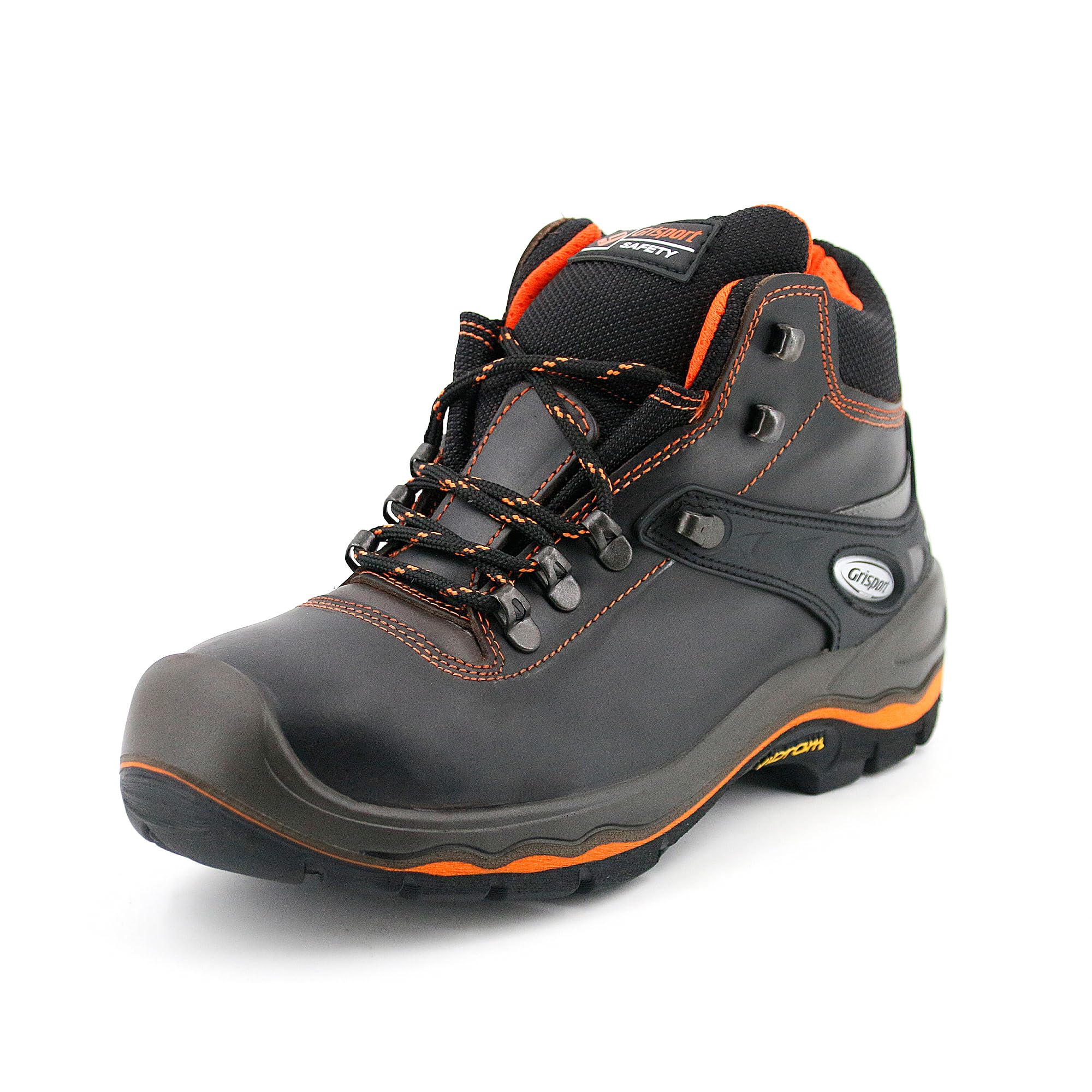 Grisport Scarpe Antinfortunistiche Uomo Scarponi Camminata Escursionismo Stivali Pelle Lontra Dakar Trekking Montagna Impermeabili 72003LD42 (Marrone, 42)