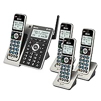 Vista 13 de AT&T BL3107-4 Teléfono doméstico inalámbrico DECT 6.0 de 4 teléfonos con Bluetooth, sistema de contestación, bloqueo de llamadas inteligente, rango