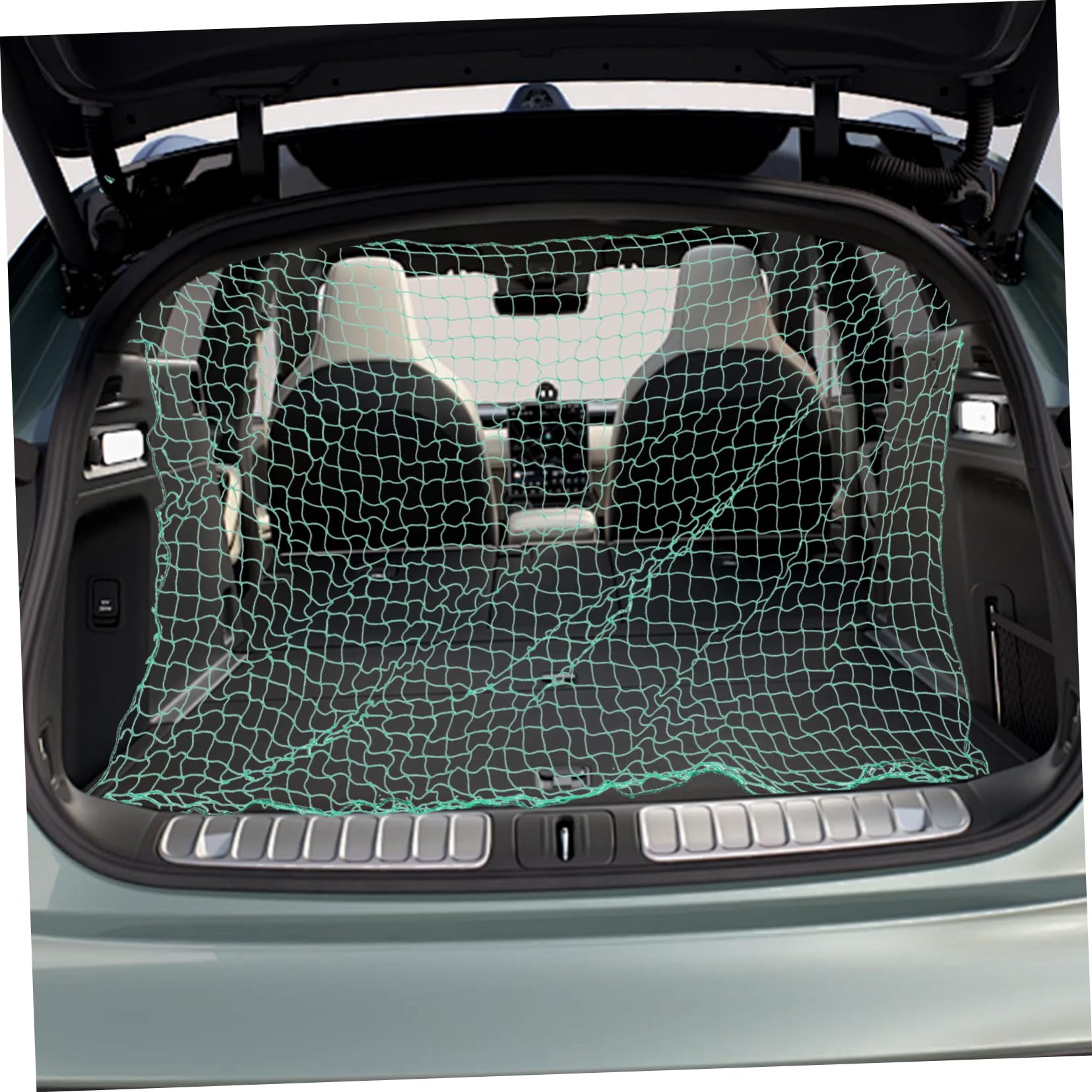 Ciieeo Rete di Carico per Pick-up Rete Elastica Resistente per Cassone di Camion Accessori per Stoccaggio e Trasporto con Ganci