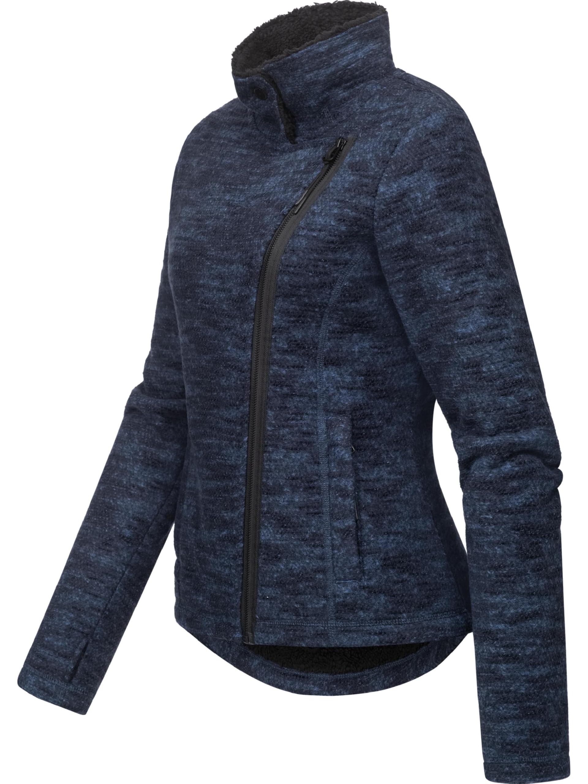 Ragwear Damska bluza z dzianiny z podszewką pluszową Saskie Melange YOUMODO XS-3XL