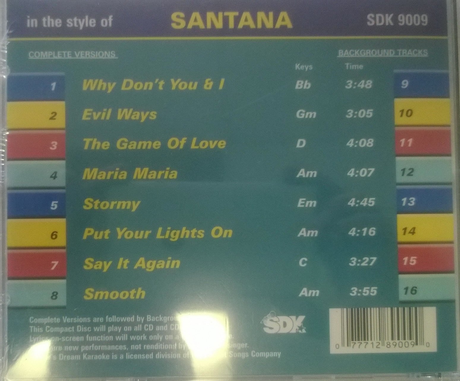 In The Style of Santana [Audio CD]