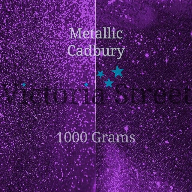 Victoria Street Glitter - Metallic Cadbury - Fine 0.008" / 0.2mm Purple Plum[50 Grams]