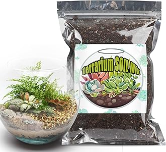 Terrarium Potting Soil Mix 1L, Custom Made for Terrariums, Perfect for Vibrant Miniature Gardens