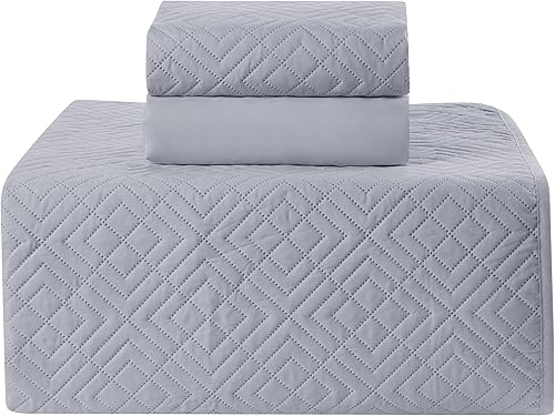 Miniatura 3 de Clara Clark Juego de ropa de cama para niños pequeños, edredones para todas las estaciones, juego de colcha de 3 piezas, ropa de cama infantil