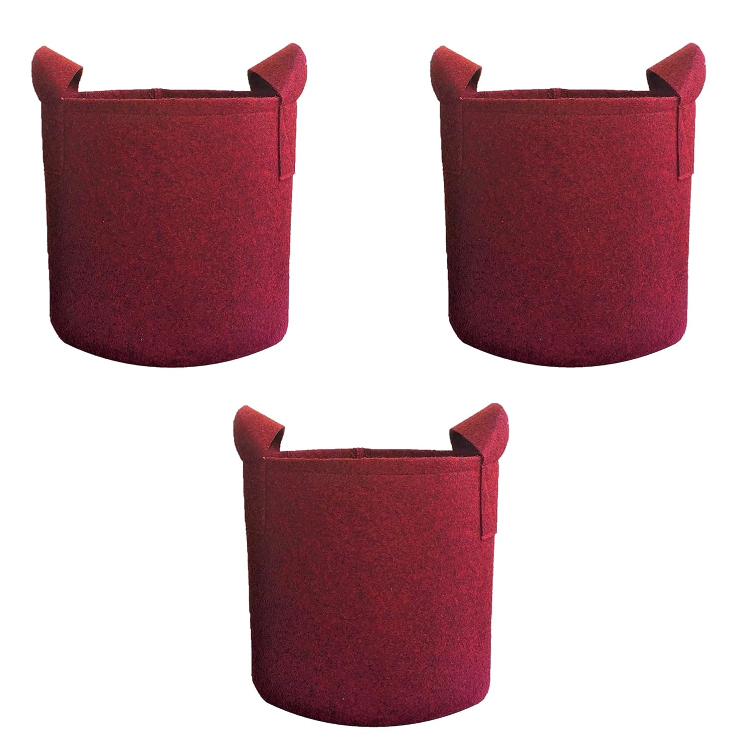 BotanySpot Geo Fabric Grow Bags (12 x 12 Inches) for Home & Terrace