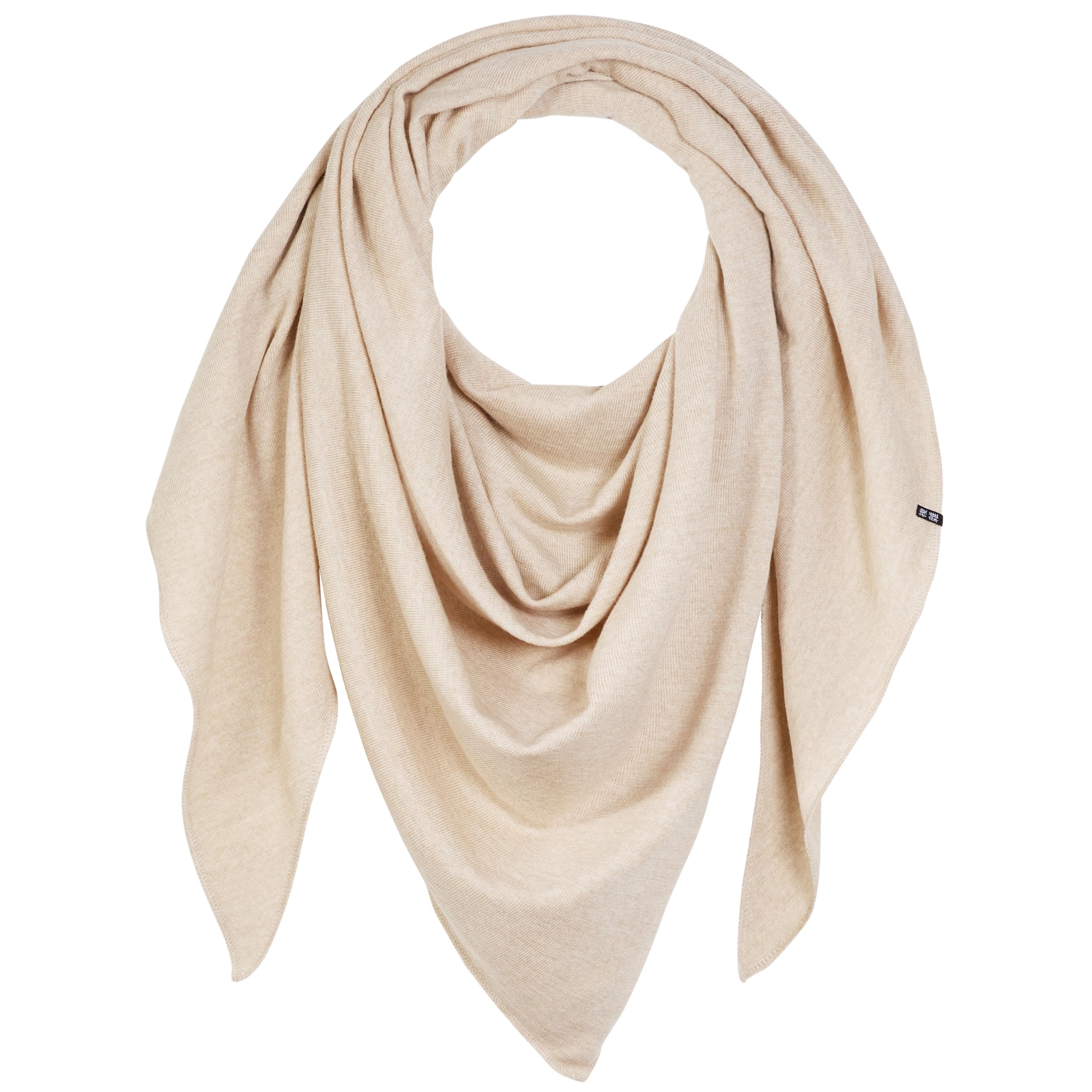 Enter The Complex Women's Light Beige Enter The Complex® Merino Shawl Triangle Scarf For 100% Merino Wool, Beige
