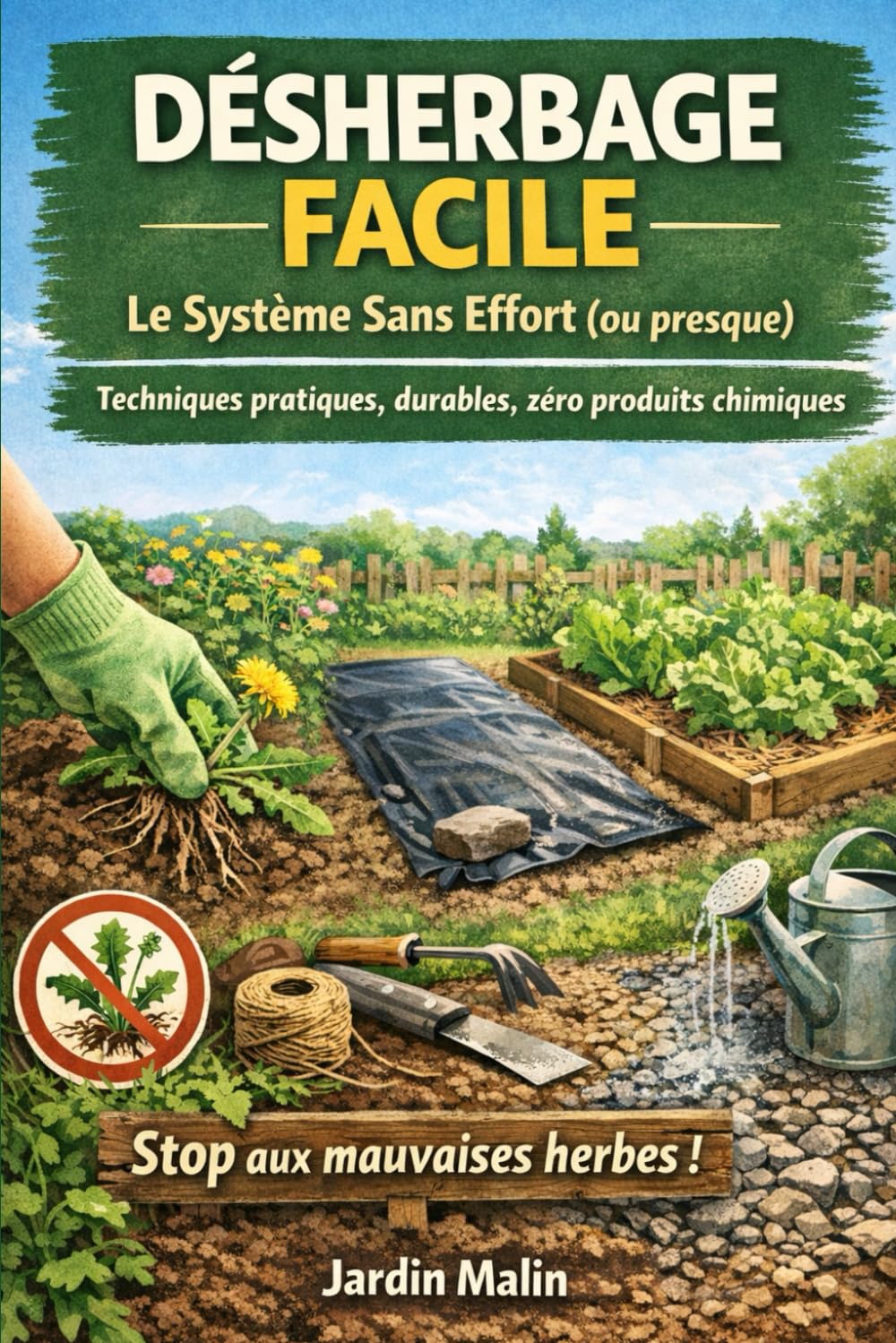 Désherbage Facile — Le Système Sans Effort (ou presque): Techniques pratiques, durables, zéro produits chimiques