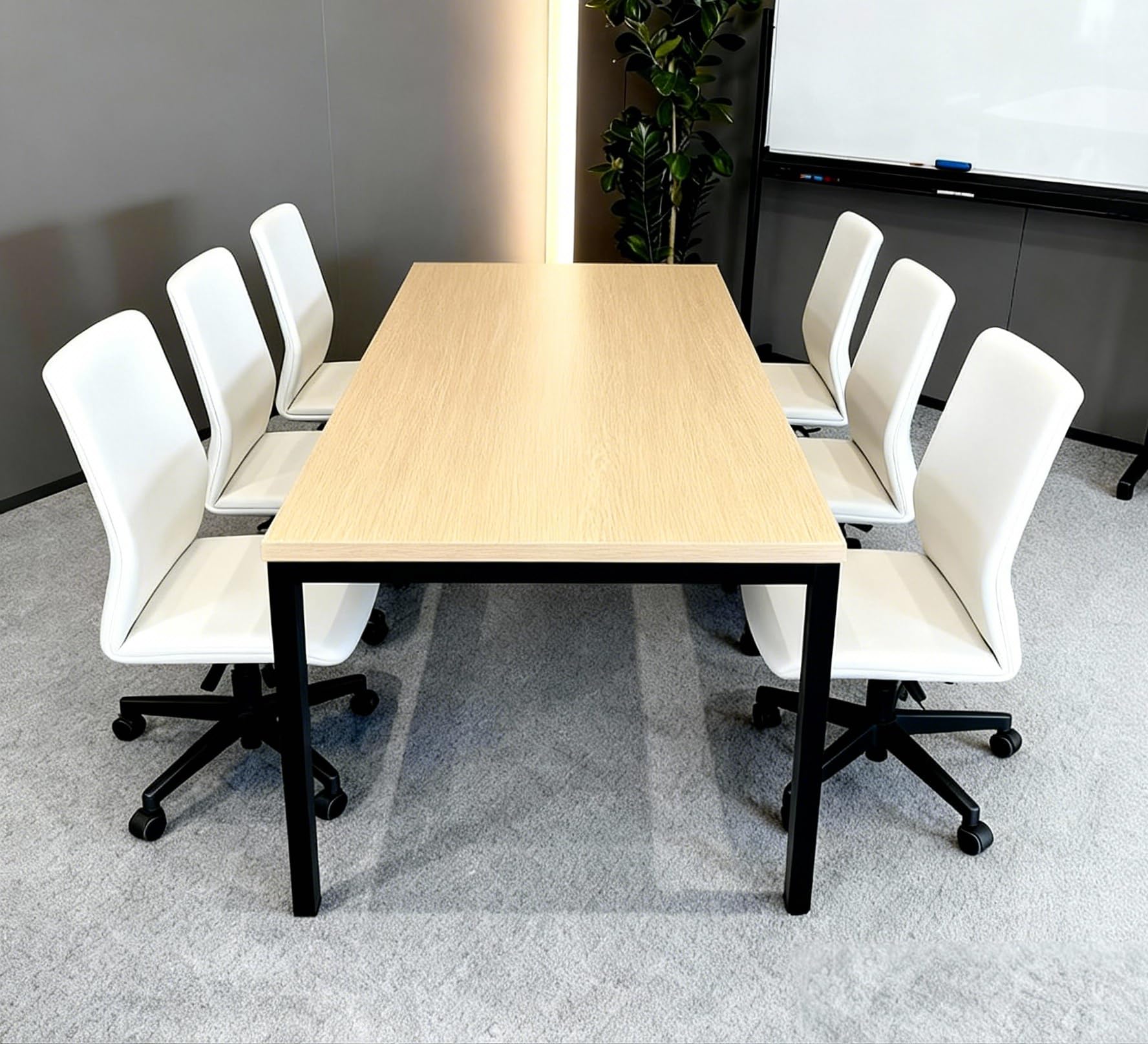 Amazon.co.jp: A AIRLLEN: テーブル作業台会議用テーブル