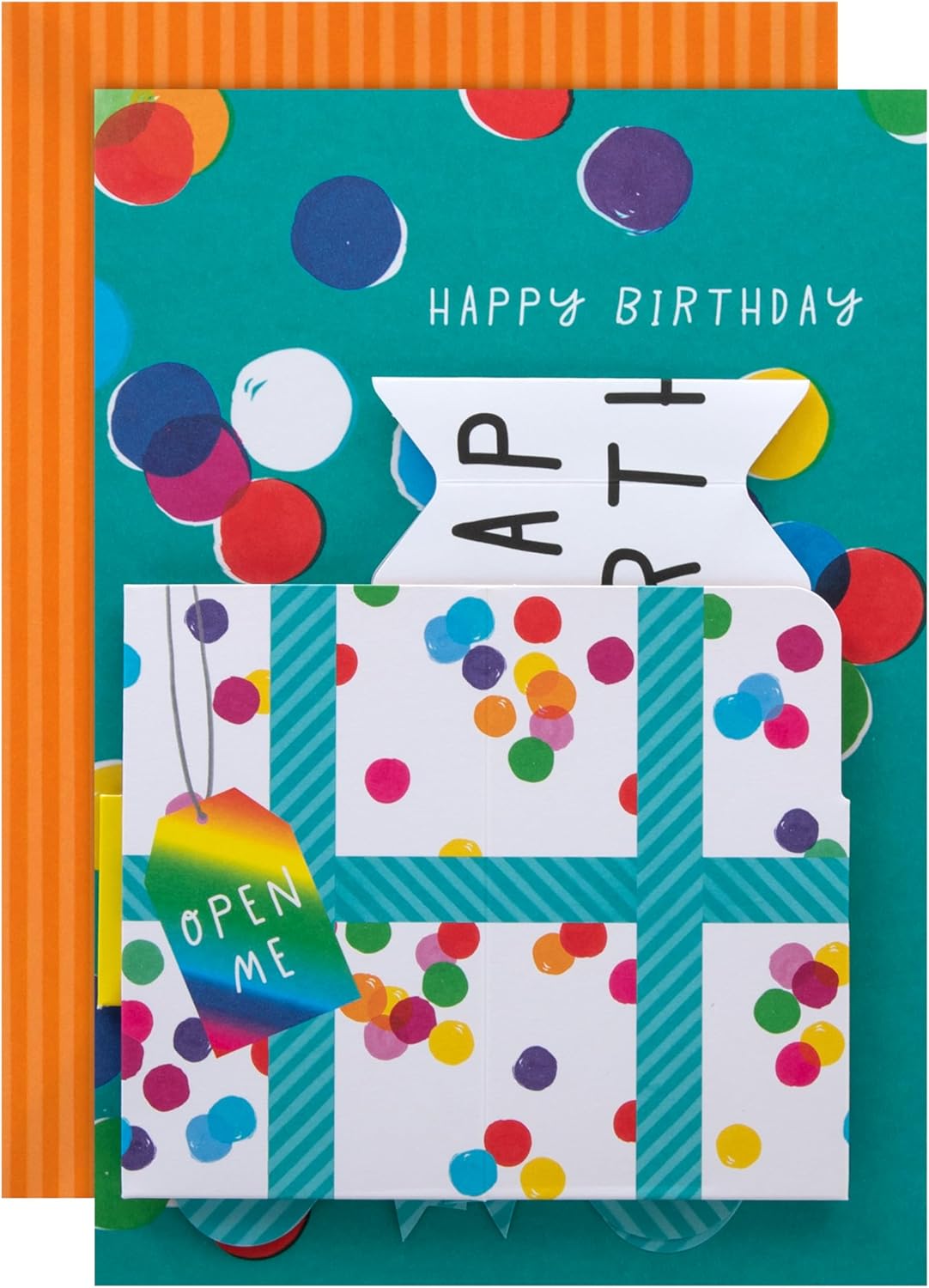Hallmark Birthday Card - 3D Pop-Up Gift Box Design