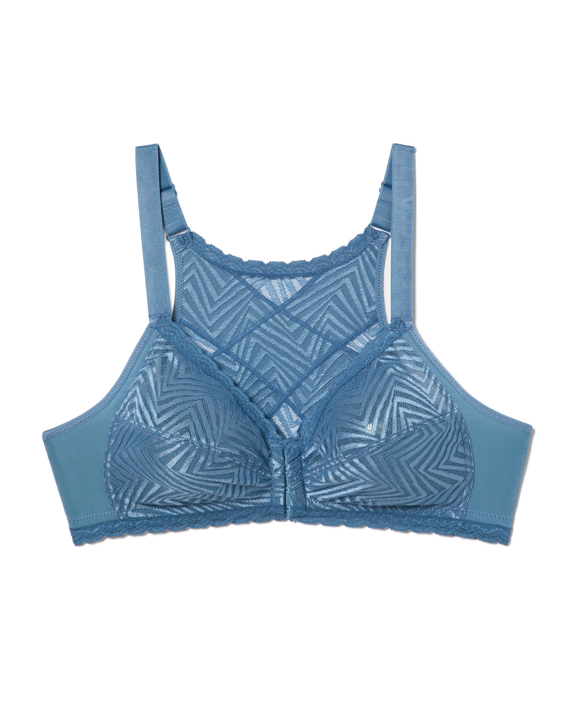 Playtex Bra Woman Ideal Posture Non-Wire Bra x1, Blue, 36D