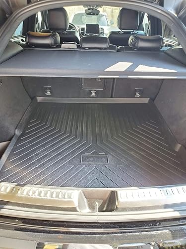 Miniatura 5 de Tapete de maletero para Mercedes-Benz Clase GLE Coupé 2016-2019 – Tapetes resistentes a la intemperie para maletero de automóviles con borde elevado