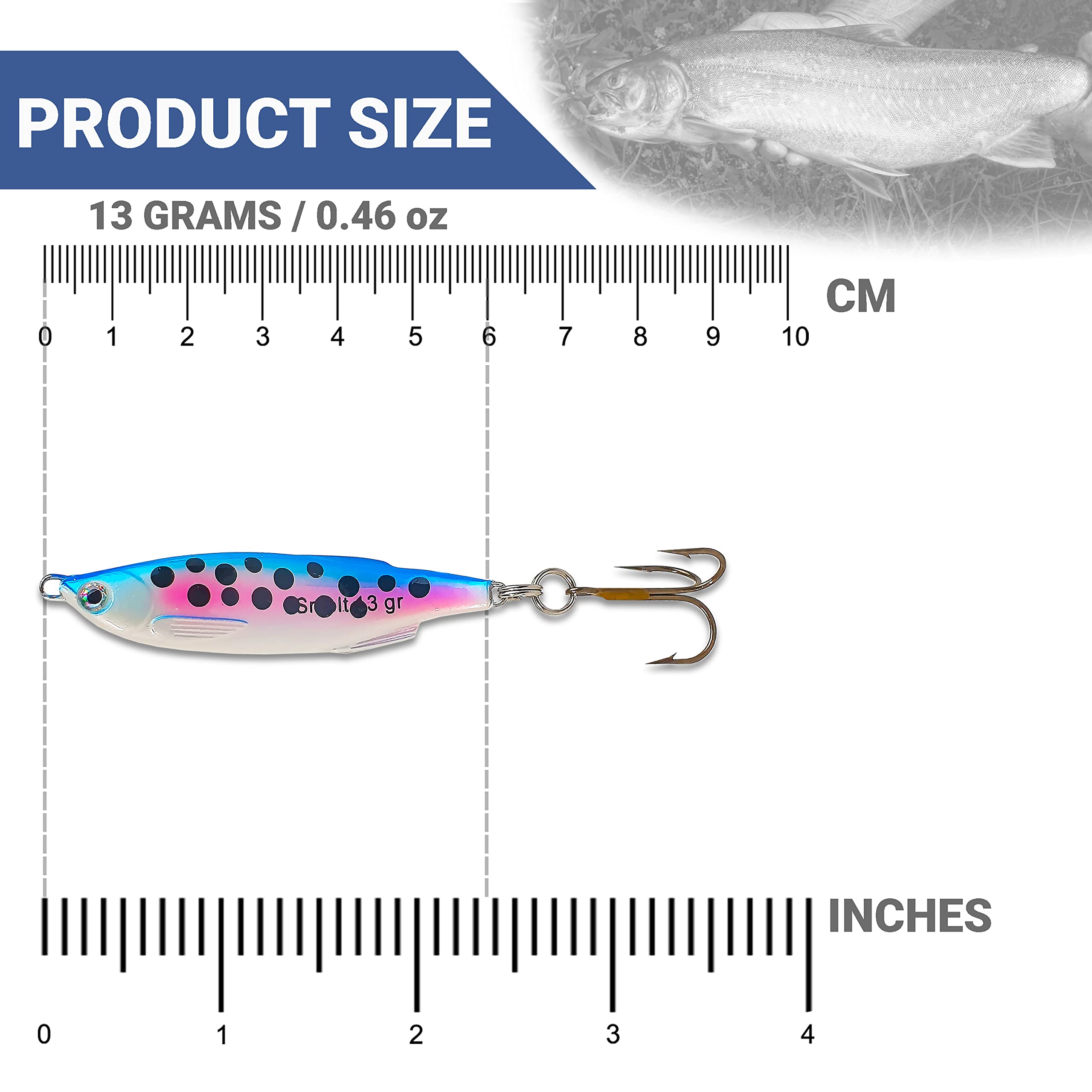 TRUSCEND Spinnköder Set - Angelköder Für Hecht Zander Forelle Süßwasser Salzwasser