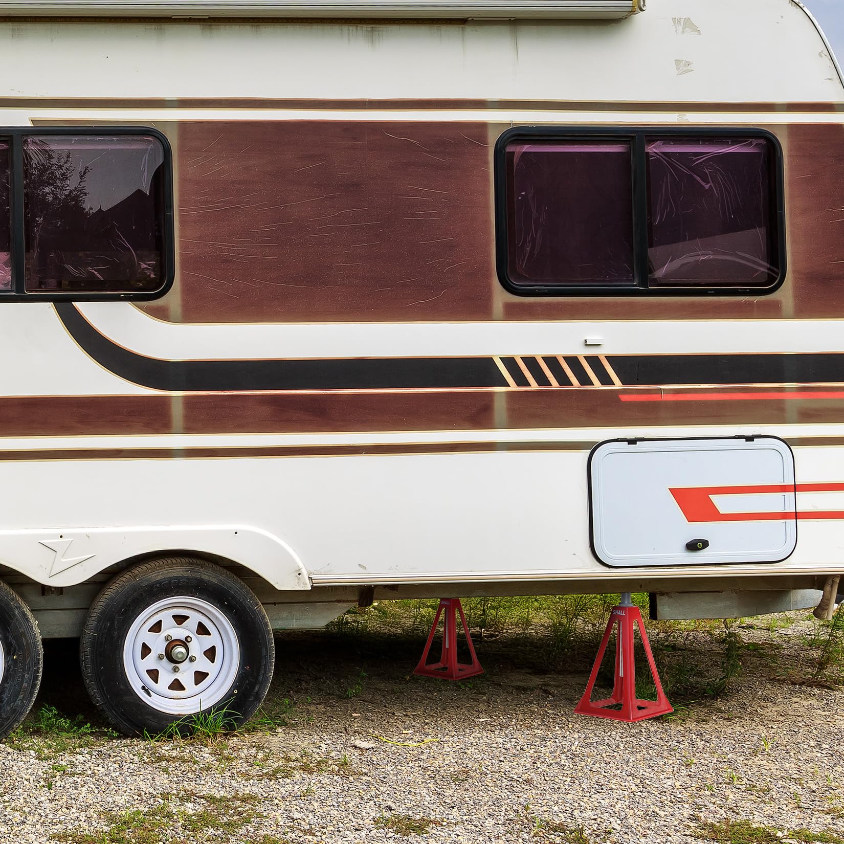 SHALL RV Stabilizer Jacks - Level Your Camper! -7