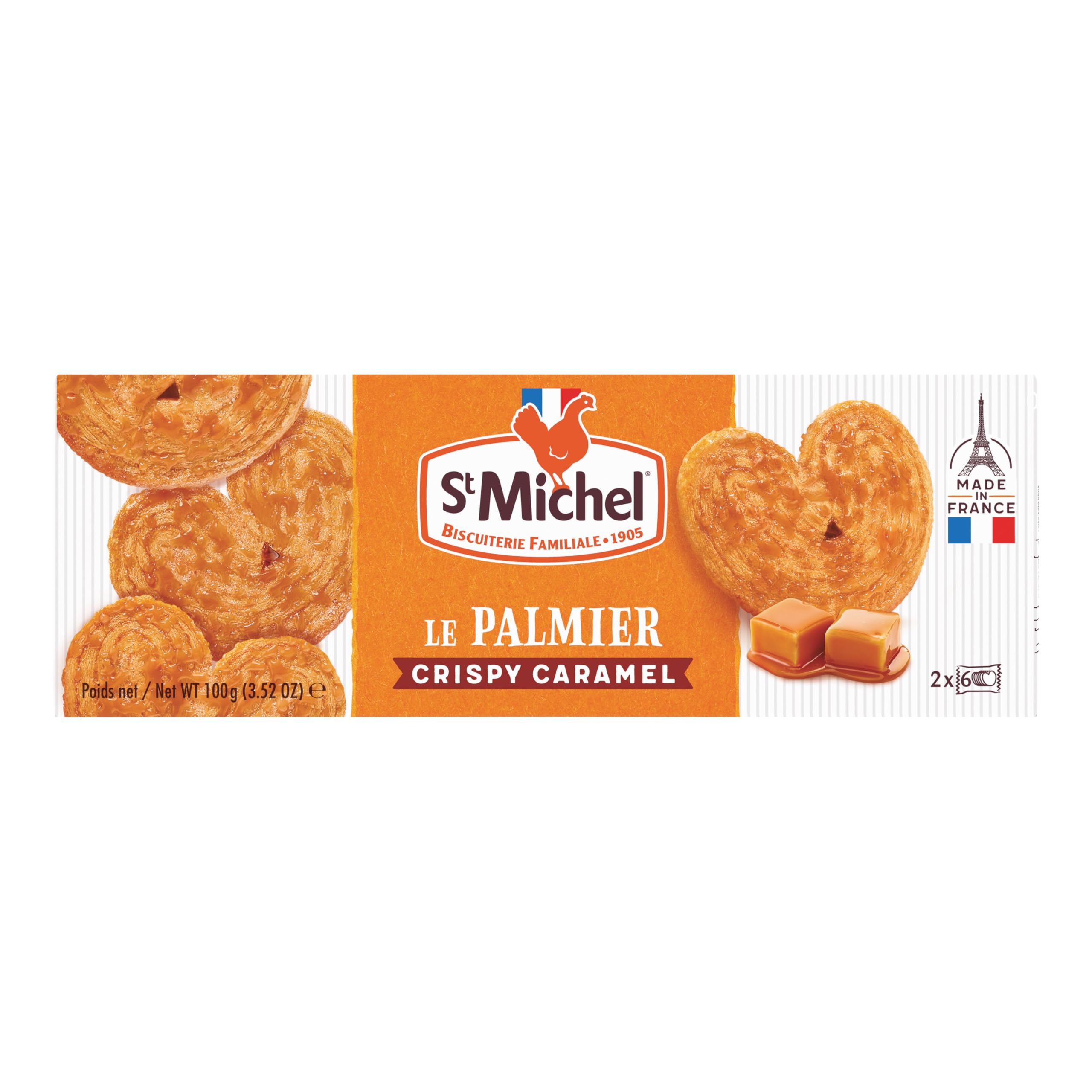 St Michel Palmiers Caramel Butter Biscuits Pack 100g (B0731H3NNC) Amazon Price History, Amazon Price Tracker