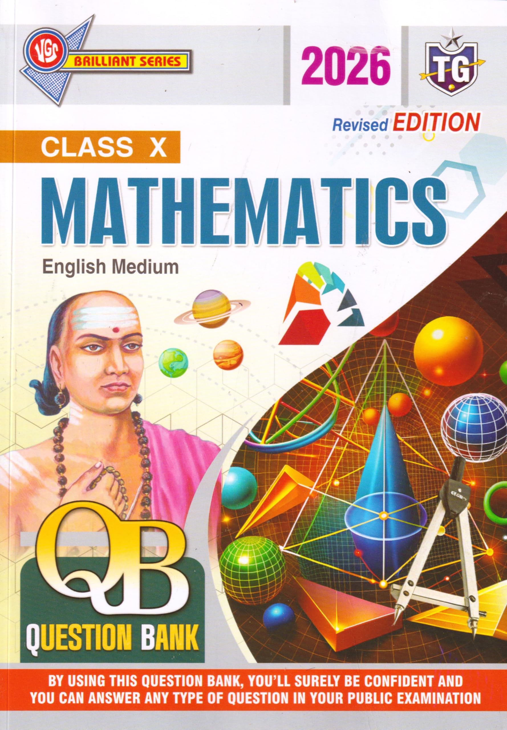TG Class 10 Mathematics Question Bank 2026 Edition (English Medium) Paperback – 30 December 2024