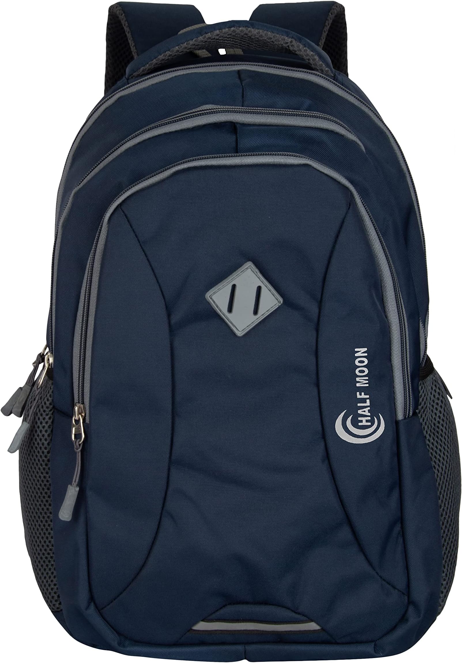 Wild Class 5-12 School Bag for Boys Girls Man Woman | Laptop Bagpack Back pack for Men Women | 3 Zips Stylish And Trendy College Bags for Students (Aztec Print) (Navy Blue)