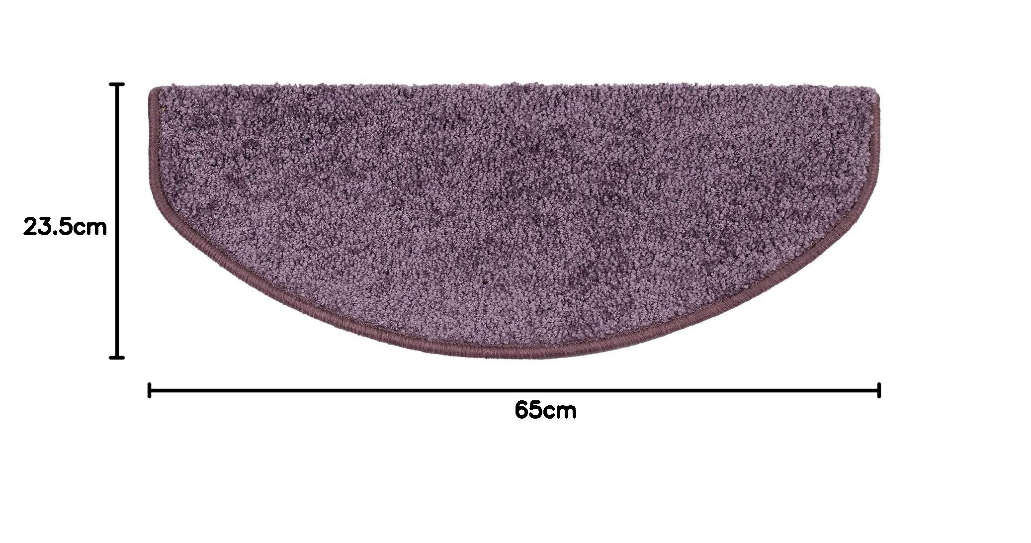 Tapis D'escalier Bali – Marches Demi-cercle Ou Carré, 25x65 Cm, Polypropylène, Moderne, Allemagne