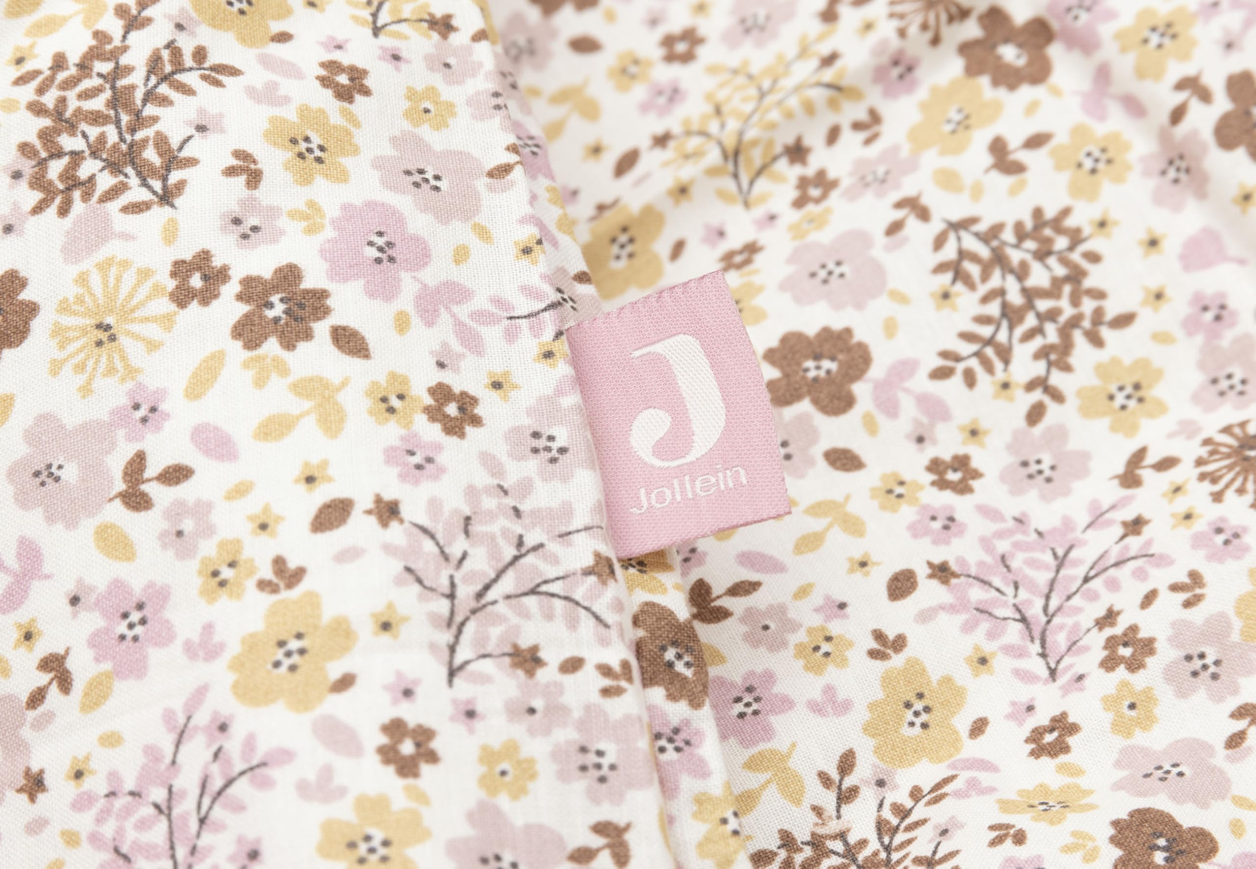 Jollein Juego de Cama Infantil - Flower Fairies - 100x140cm - 100% Algodón - Certificado Oeko-Tex - Juego de Cama para bebé con Funda de Almohada