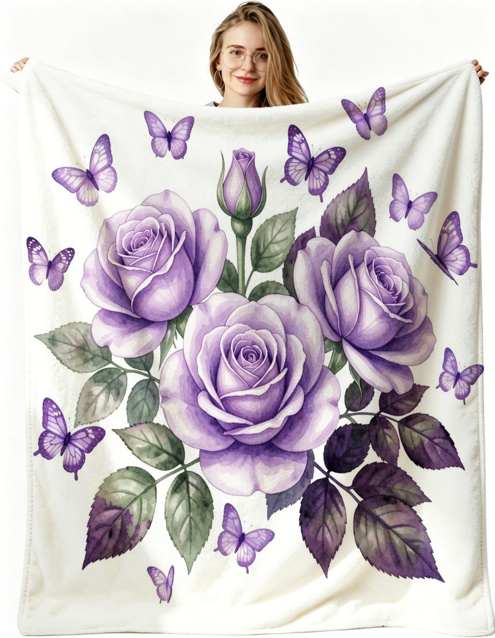 Manta Entretiempo Grande, Rosa Morada, 220x240 cm, AQ8279