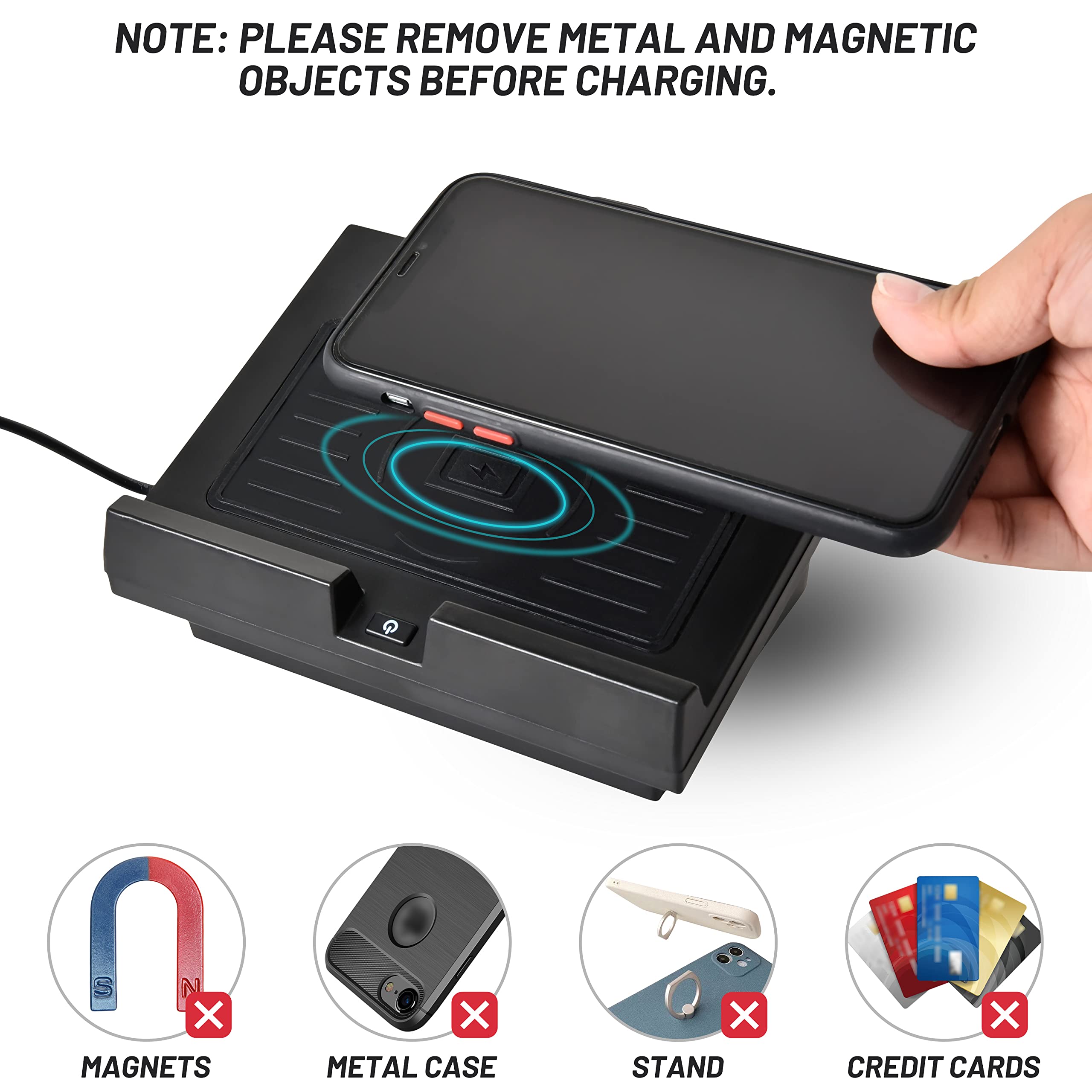 Car Phone Chargers Car Wireless Charger For 2013-2015 Dodge Ram