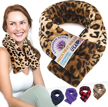 SunnyBay Lavender Heating Pad, Neck and Shoulder Wrap, 26x5 inch