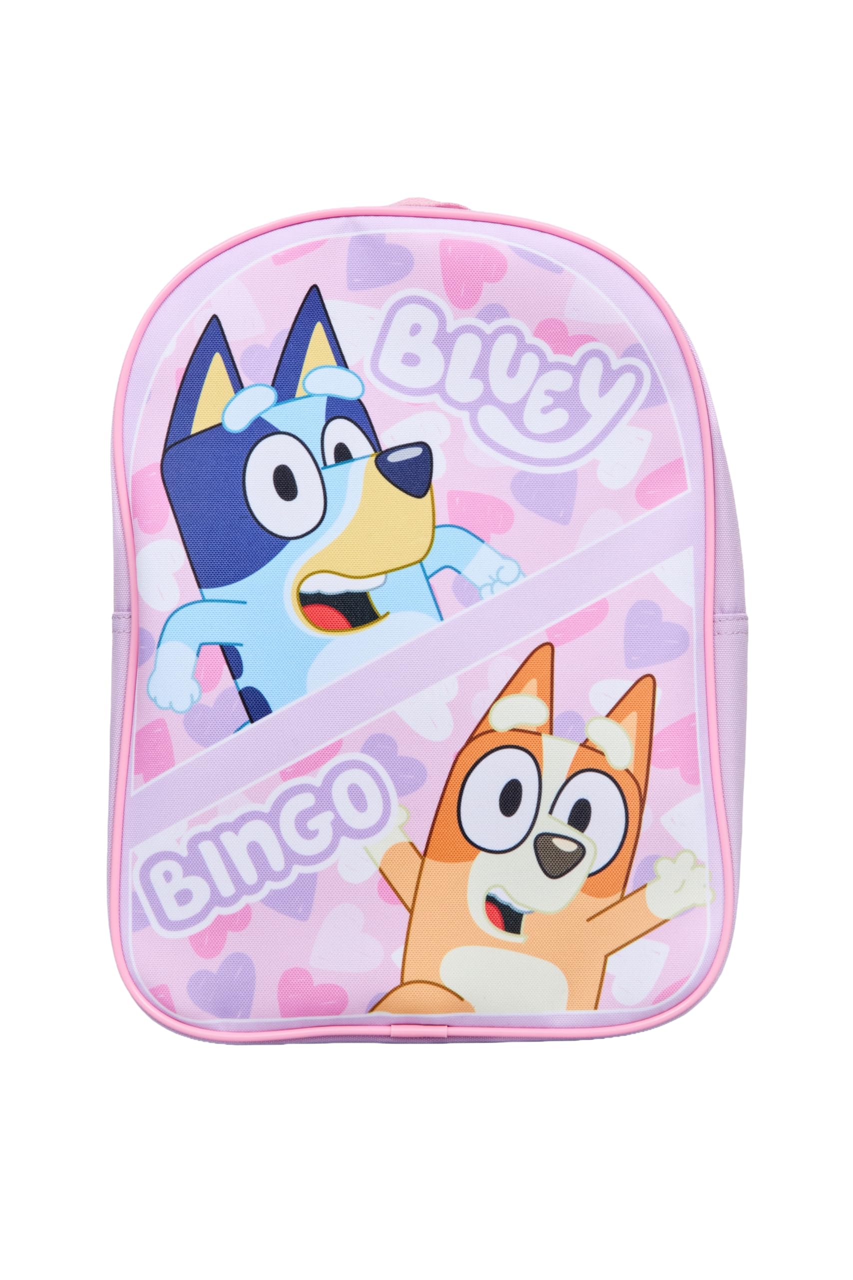 Bluey Girls Pink Backpack With Bingo – Kids Rucksack For Nursery Pre School Or Travel With Adjustable Straps