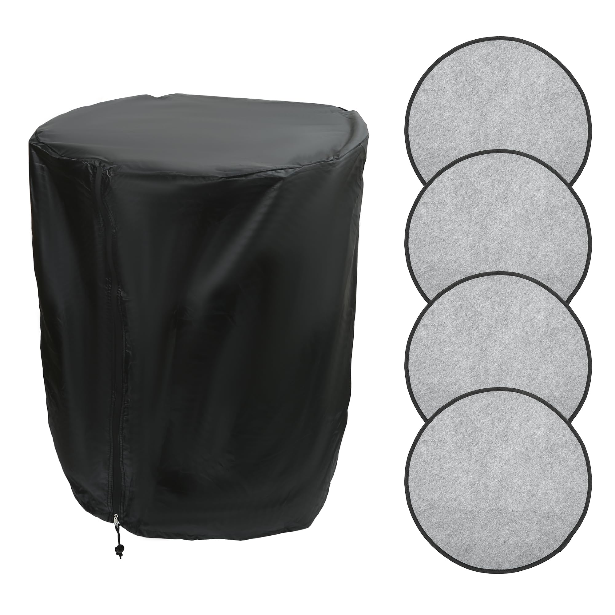 Funda Para Neumáticos Impermeable 1 Set Negro