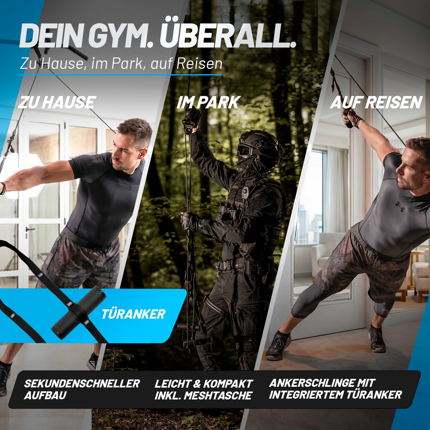 aeroSling® Tactical Umlenkrollen Schlingentrainer
