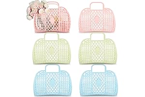 Color-Variety Jelly Totes, Large Jelly Totes for Women